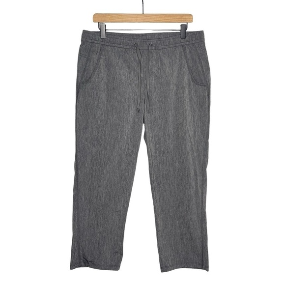 Eddie Bauer Pants - Eddie Bauer Travex Pant 10 Horizon Straight Leg Nylon Jogger Gray Hiking Outdoor